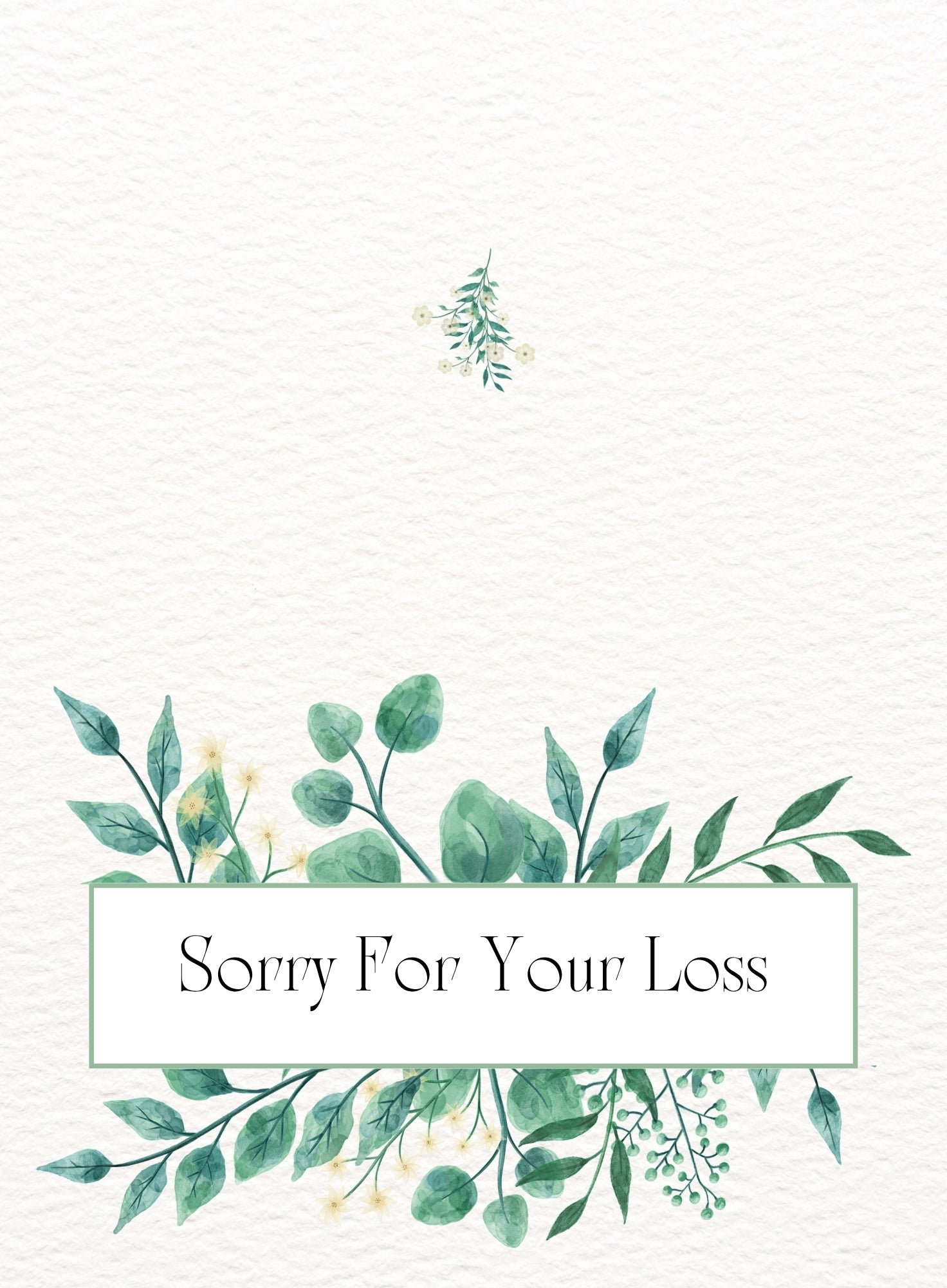 Sypmathy/Condolences