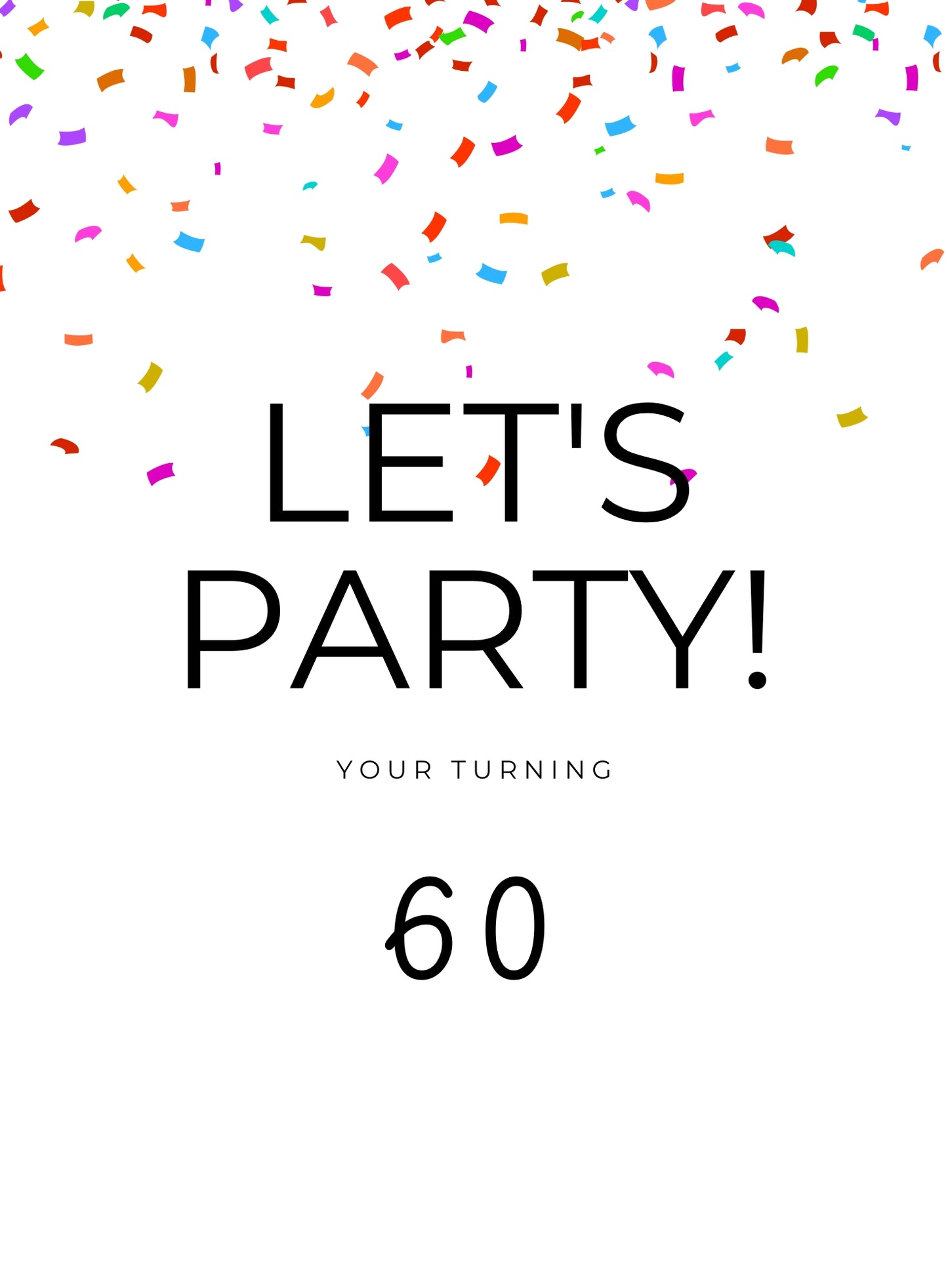Happy 60th Birthday