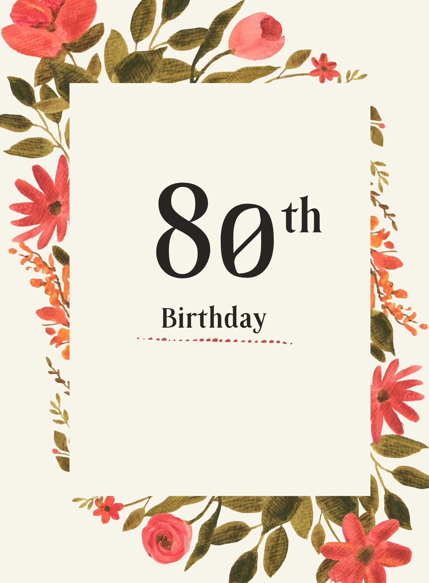 Happy 80th Birthday
