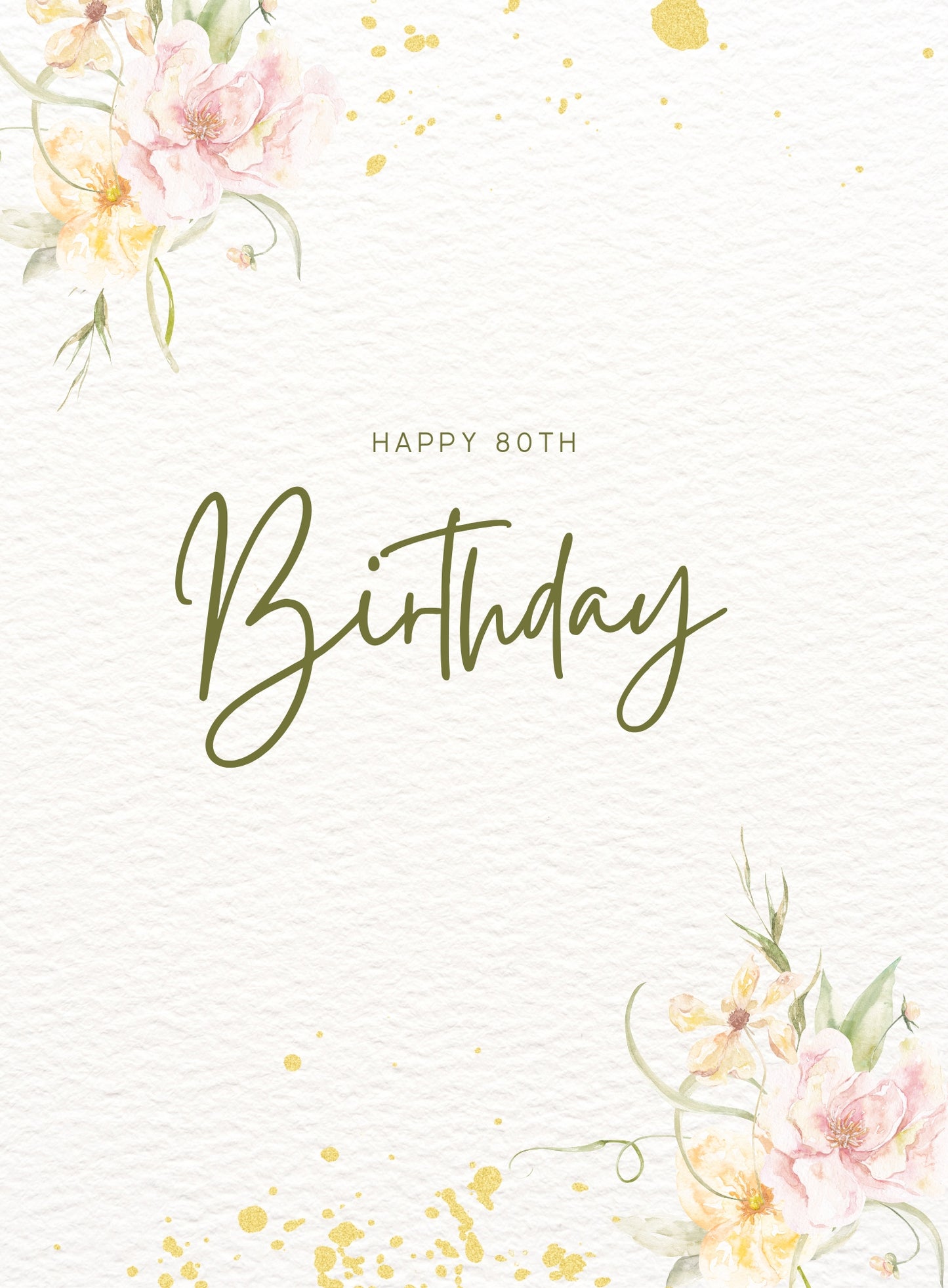 Happy 80th Birthday