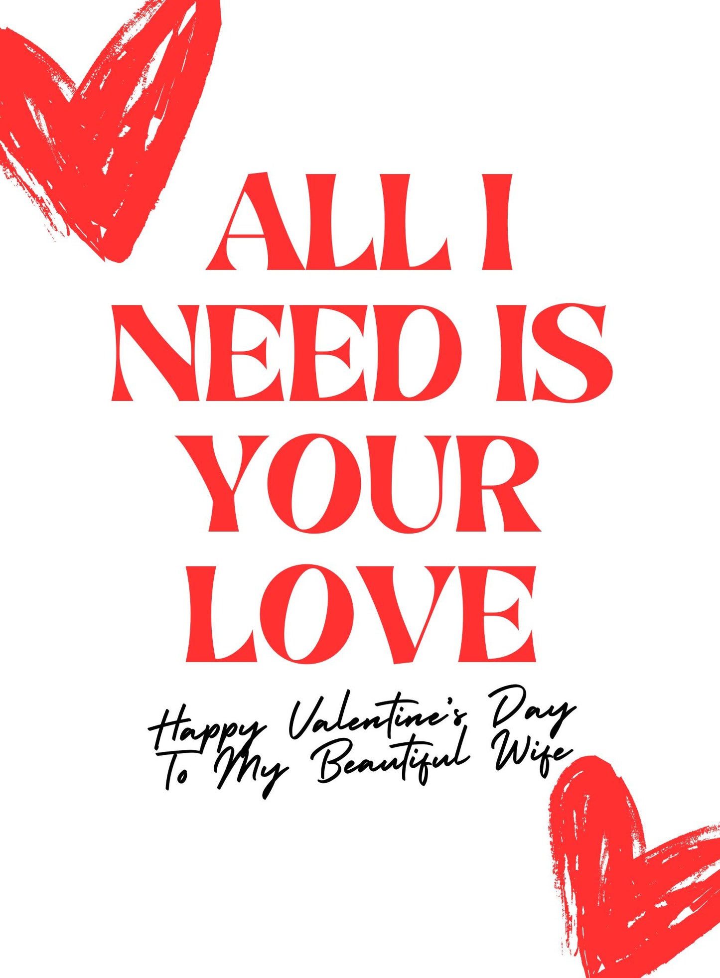 Happy Valentines Day Wife