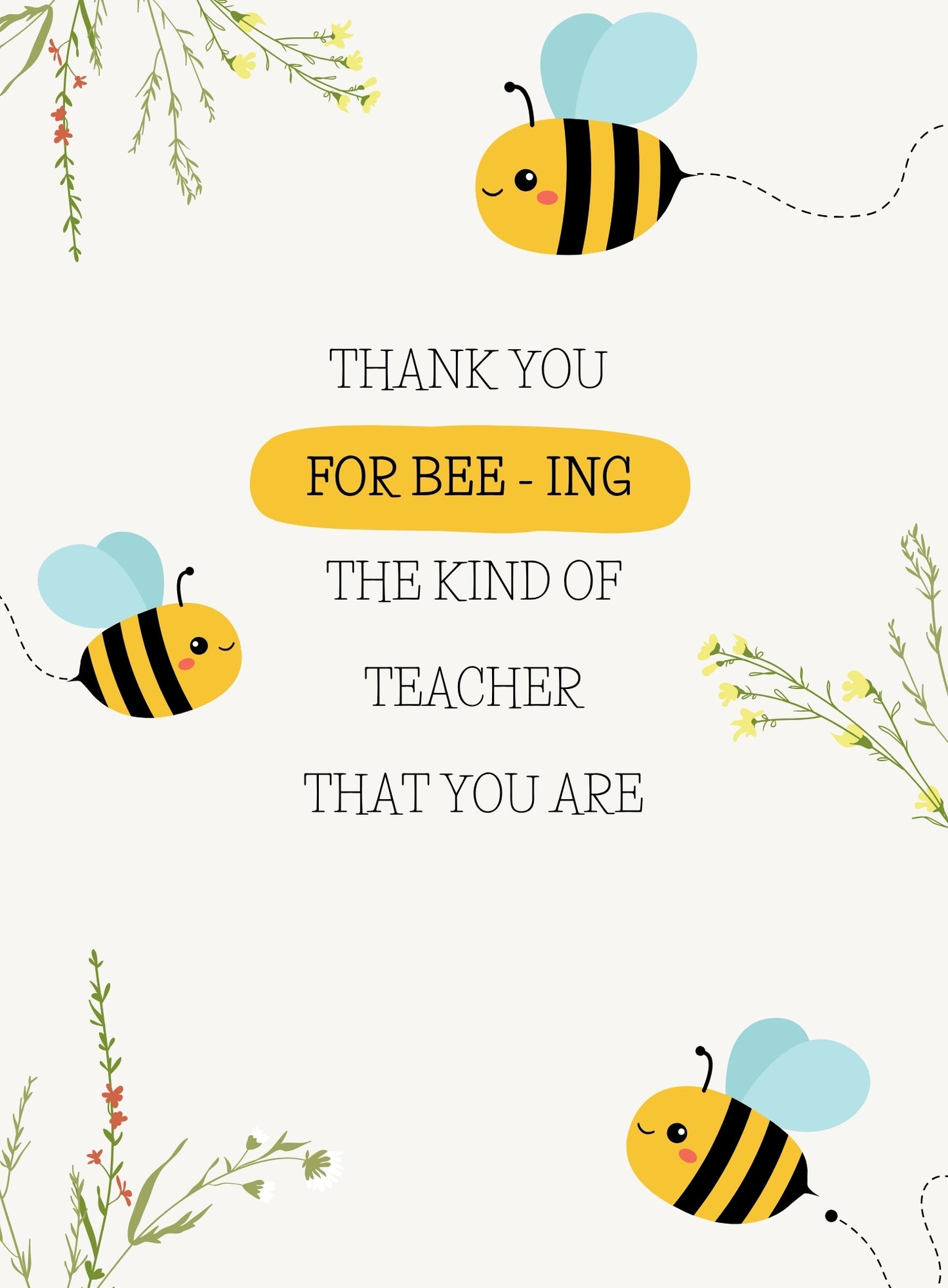 Thank You Teacher