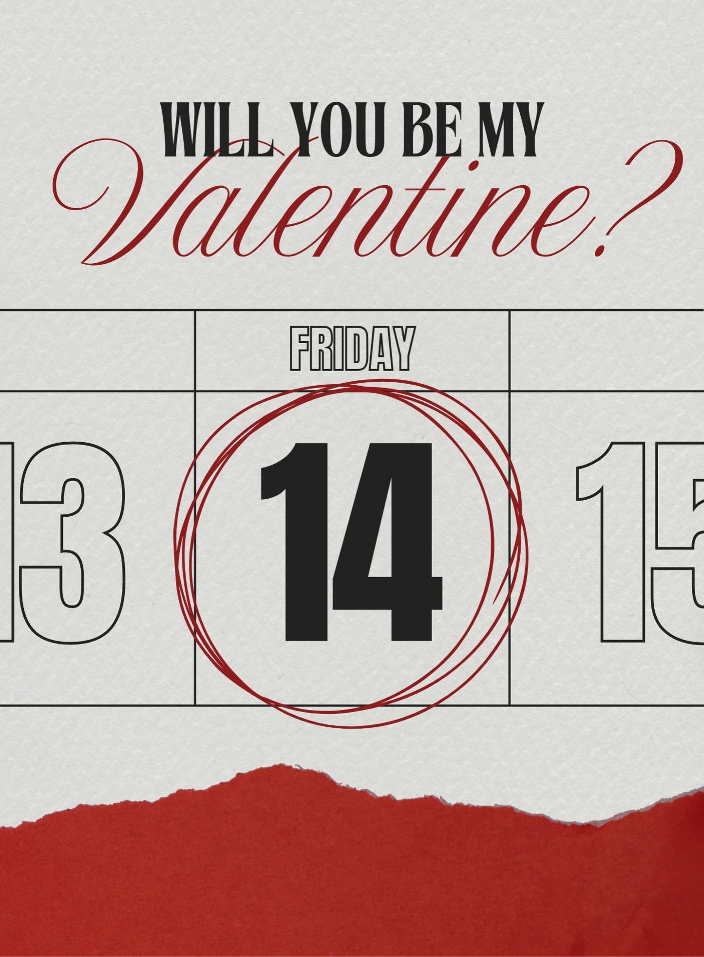 Will you be my Valentine